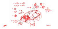 ATTACHE DE FAISCEAU/SUPPORT(RH)(2) pour Honda CR-V ES 5 Portes 6 vitesses manuelles 2008
