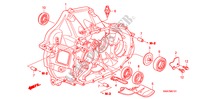 CARTER D'EMBRAYAGE(2.4L) pour Honda CR-V RV-I 5 Portes 6 vitesses manuelles 2007