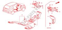 CONDUIT pour Honda CR-V ELEGANCE/SPORT 5 Portes 5 vitesses automatique 2007