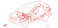 FAISCEAU DES FILS(LH)(4) pour Honda CR-V ELEGANCE/SPORT 5 Portes 5 vitesses automatique 2007