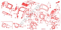 GARNITURE D'INSTRUMENT(COTE DE CONDUCTEUR)(RH) pour Honda CR-V EX 5 Portes 5 vitesses automatique 2007