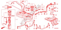 RESERVOIR A CARBURANT(DIESEL) pour Honda CR-V DIESEL 2.2 S&L PACKAGE 5 Portes 6 vitesses manuelles 2008