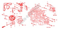 SUPPORT D'ALTERNATEUR(2.0L) pour Honda CR-V EX 5 Portes 6 vitesses manuelles 2008