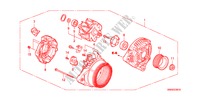 ALTERNATEUR(DENSO)(2.0L) pour Honda CR-V COMFORT 5 Portes 5 vitesses automatique 2010
