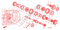 ARBRE PRINCIPAL(2.0L)(2.4L) pour Honda CR-V COMFORT 5 Portes 6 vitesses manuelles 2010