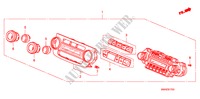 AUTO AIR CONDITIONERCONTROL(RH) pour Honda CR-V DIESEL 2.2 EX 5 Portes 6 vitesses manuelles 2010