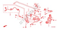 BRAS INFERIEUR ARRIERE pour Honda CR-V DIESEL 2.2 COMFORT 5 Portes 6 vitesses manuelles 2010