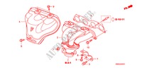 COLLECTEUR D'ECHAPPEMENT(2.4L) pour Honda CR-V RV-I 5 Portes 6 vitesses manuelles 2010