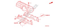 COLLECTEUR D'ECHAPPEMENT(DIESEL)('09) pour Honda CR-V DIESEL 2.2 ELEGANCE/SPORT 5 Portes 6 vitesses manuelles 2009