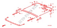 COULISSANTS DE TOIT pour Honda CR-V RVSI 5 Portes 6 vitesses manuelles 2010
