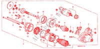 DEMARREUR(DENSO)(2.4L) pour Honda CR-V EXECUTIVE 5 Portes 6 vitesses manuelles 2010