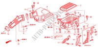 FILTRE A AIR(2.4L) pour Honda CR-V EXECUTIVE 5 Portes 5 vitesses automatique 2010