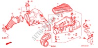 FILTRE A AIR(DIESEL)('10) pour Honda CR-V DIESEL 2.2 COMFORT 5 Portes 6 vitesses manuelles 2010