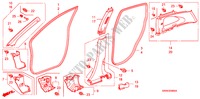 GARNITURE DE MONTANT pour Honda CR-V DIESEL 2.2 COMFORT 5 Portes 6 vitesses manuelles 2010