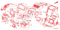 GARNITURE D'INSTRUMENT(COTE DE CONDUCTEUR)(LH) pour Honda CR-V DIESEL 2.2 COMFORT 5 Portes 6 vitesses manuelles 2010