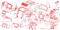 GARNITURE D'INSTRUMENT(COTE DE CONDUCTEUR)(RH) pour Honda CR-V SE 5 Portes 5 vitesses automatique 2009