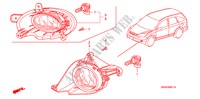 PHARE ANTIBROUILLARD(2) pour Honda CR-V DIESEL 2.2 COMFORT 5 Portes 6 vitesses manuelles 2010