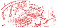 PLANCHER/PANNEAUX INTERIEURS pour Honda CR-V DIESEL 2.2 COMFORT 5 Portes 6 vitesses manuelles 2010
