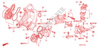 POMPE A EAU(2.4L) pour Honda CR-V RV-I 5 Portes 6 vitesses manuelles 2010