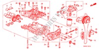 POMPE A HUILE(2.4L) pour Honda CR-V RVI 5 Portes 6 vitesses manuelles 2009
