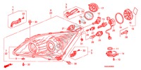 PROJECTEUR pour Honda CR-V DIESEL 2.2 COMFORT 5 Portes 6 vitesses manuelles 2010