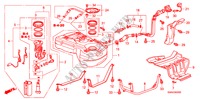 RESERVOIR A CARBURANT(2.0L)(2.4L) pour Honda CR-V COMFORT 5 Portes 6 vitesses manuelles 2010
