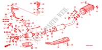 TUYAU D'ECHAPPEMENT/SILENCIEUX(DIESEL)(2)('09) pour Honda CR-V DIESEL 2.2 ELEGANCE 5 Portes 6 vitesses manuelles 2009