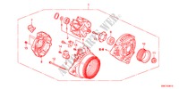 ALTERNATEUR(DENSO)(2.0L) pour Honda CR-V SE RUNOUT 5 Portes 5 vitesses automatique 2011