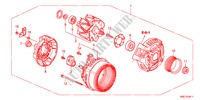 ALTERNATEUR(DENSO)(2.4L) pour Honda CR-V RV-SI 5 Portes 5 vitesses automatique 2011