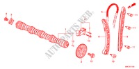ARBRE A CAMES/CHAINE A CAMES(2.0L) pour Honda CR-V EX 5 Portes 6 vitesses manuelles 2011