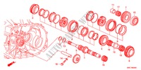 ARBRE PRINCIPAL(2.0L)(2.4L) pour Honda CR-V SE RUNOUT 5 Portes 6 vitesses manuelles 2011