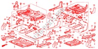 BANQUETTE ARRIERE(2) pour Honda CR-V EXECUTIVE 5 Portes 5 vitesses automatique 2011