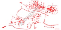 CAPOT MOTEUR(LH) pour Honda CR-V COMFORT 5 Portes 5 vitesses automatique 2011