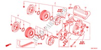 CLIMATISEUR(COMPRESSEUR)(2.4L) pour Honda CR-V 2.4 EXECUTIVE 5 Portes 6 vitesses manuelles 2011
