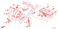 COLLECTEUR D'ADMISSION(2.4L) pour Honda CR-V 2.4 ELEGANCE 5 Portes 6 vitesses manuelles 2011