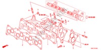COLLECTEUR D'ADMISSION(DIESEL) pour Honda CR-V DIESEL 2.2 COMFORT 5 Portes 6 vitesses manuelles 2011