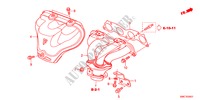 COLLECTEUR D'ECHAPPEMENT(2.4L) pour Honda CR-V 2.4 ELEGANCE 5 Portes 6 vitesses manuelles 2011