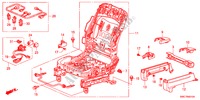COMP. DE SIEGE AV.(G.) pour Honda CR-V DIESEL 2.2 ELEGANCE 5 Portes 5 vitesses automatique 2011