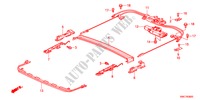 COULISSANTS DE TOIT pour Honda CR-V 2.4 EXECUTIVE 5 Portes 6 vitesses manuelles 2011