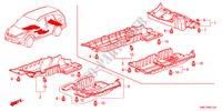 COUVERCLE INFERIEUR pour Honda CR-V EXECUTIVE 5 Portes 5 vitesses automatique 2011