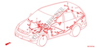 FAISCEAU DES FILS(LH)(4) pour Honda CR-V DIESEL 2.2 EXECUTIVE 5 Portes 6 vitesses manuelles 2011