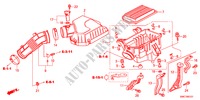 FILTRE A AIR(2.4L) pour Honda CR-V 2.4 EXECUTIVE 5 Portes 6 vitesses manuelles 2011