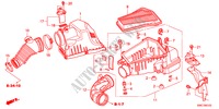 FILTRE A AIR(DIESEL) pour Honda CR-V DIESEL 2.2 EXECUTIVE 5 Portes 6 vitesses manuelles 2011