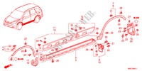 GARNITURE DE LONGRINE LATERALE/PROTECTION pour Honda CR-V EXECUTIVE 5 Portes 6 vitesses manuelles 2011