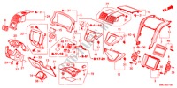 GARNITURE D'INSTRUMENT(COTE DE CONDUCTEUR)(LH) pour Honda CR-V ELEGANCE 5 Portes 5 vitesses automatique 2011