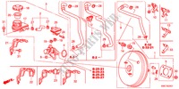 MAITRE CYLINDRE DE FREIN/ALIMENTATION PRINCIPALE(RH) pour Honda CR-V DIESEL 2.2 SE RUNOUT 5 Portes 6 vitesses manuelles 2011
