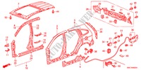 PANNEAUX EXTERIEURS/PANNEAU DE TOIT pour Honda CR-V EXECUTIVE 5 Portes 5 vitesses automatique 2011