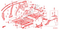 PLANCHER/PANNEAUX INTERIEURS pour Honda CR-V ELEGANCE 5 Portes 5 vitesses automatique 2011