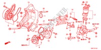 POMPE A EAU(2.4L) pour Honda CR-V RV-SI 5 Portes 6 vitesses manuelles 2011