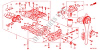 POMPE A HUILE(2.4L) pour Honda CR-V 2.4 ELEGANCE 5 Portes 6 vitesses manuelles 2011